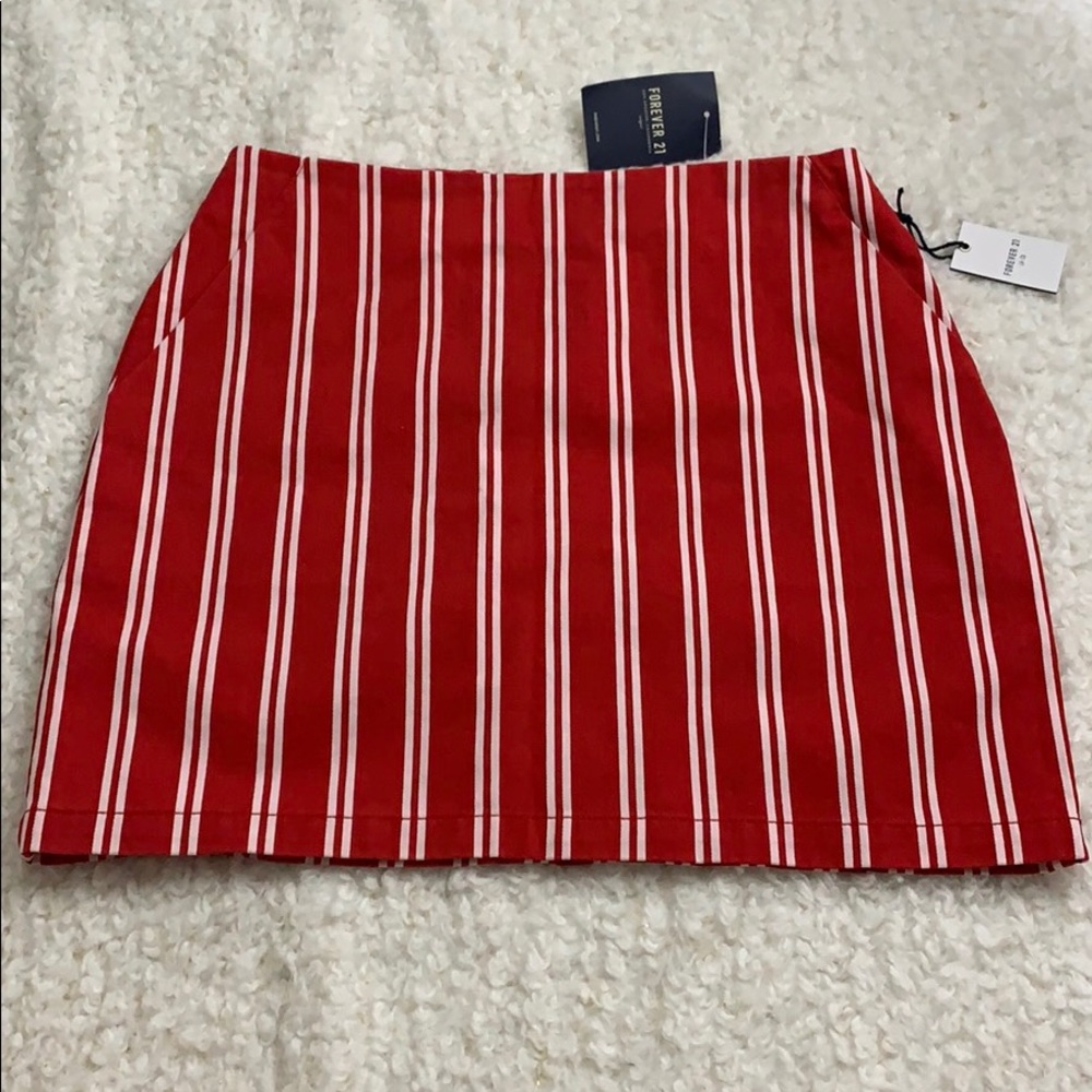 Forever 21 red mini skirt